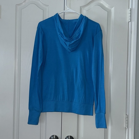 Dumpster Diver Long Sleeves hoodie T-Shirt Blue Beach Happy Size Small Blue - Picture 3 of 11